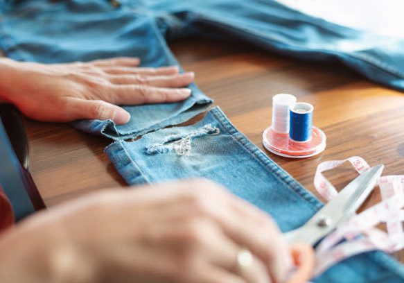 New life of old worn out clothes